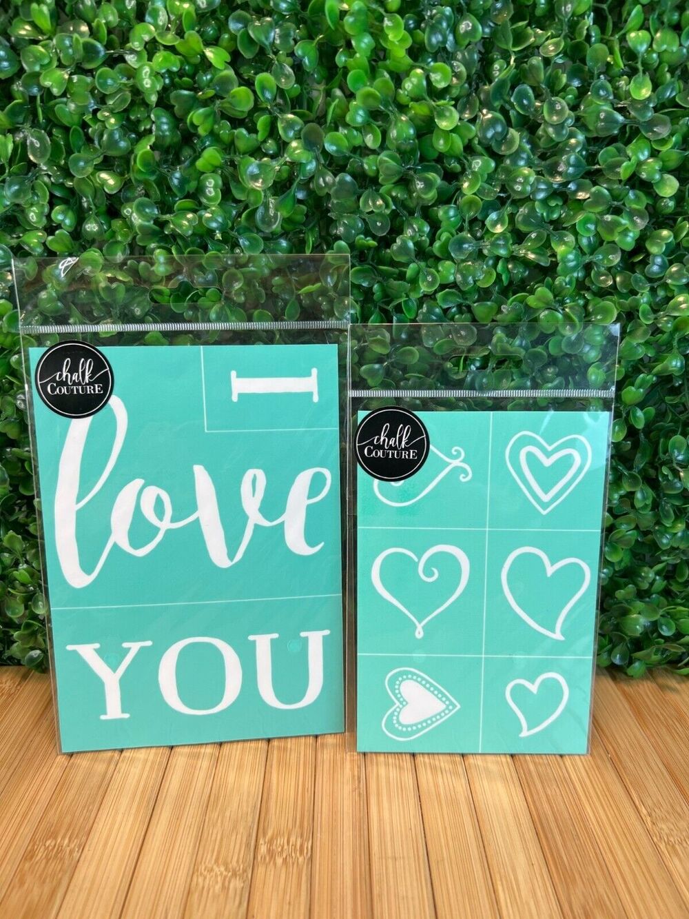 New Chalk Couture I Love You Cut Apart Heart Transfer Craft Bundle